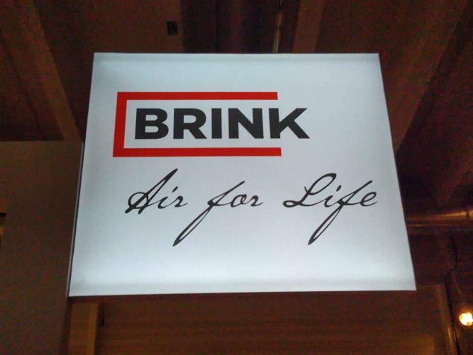 brink logo luchtverwarming brink batibouw stand